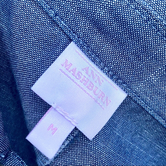 ANN MASHBURN Bella Lace-Up Chambray Dress - Picture 5 of 7